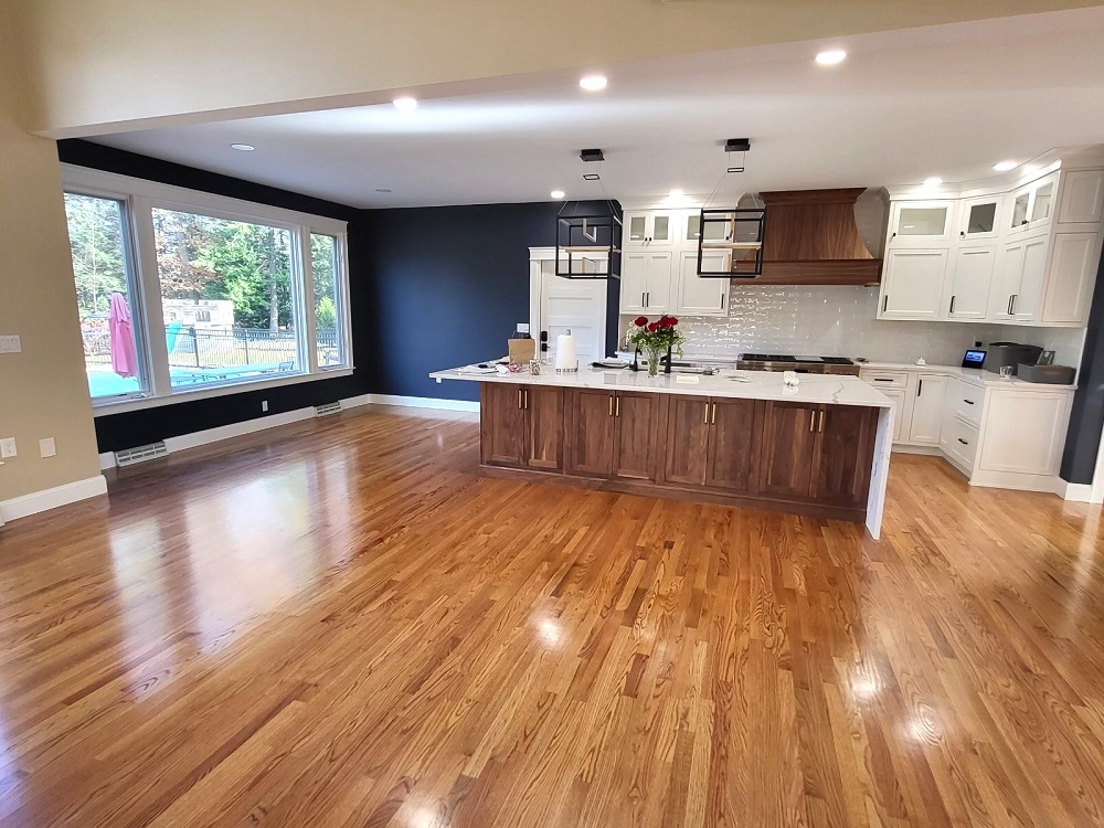 Updating a kitchen to create a large open concept. Kitchen & Bath